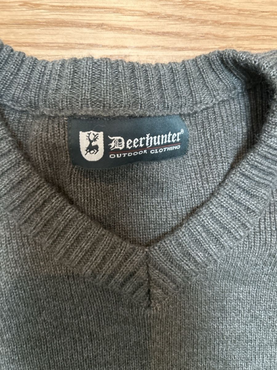 Maglioni & Felpe: Deerhunter Wolle Pullover Grösse M mit Ellbogen-Patc – Usato da Luzern venduto da ThrowbackVintage 1