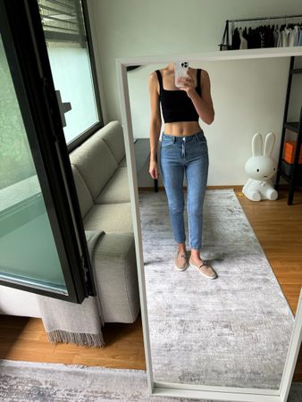 TALLY WEIJL jeans mum cut like new! (size 38 / S)