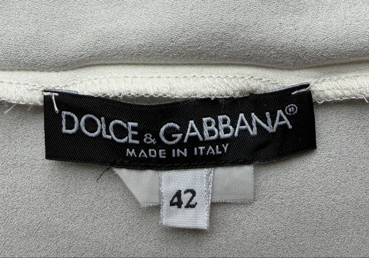 Dolce & Gabbana Camicette: Dolce & Gabbana Bluse Grösse 42 (IT) crème – Usato da Grabs venduto da blueye57 4