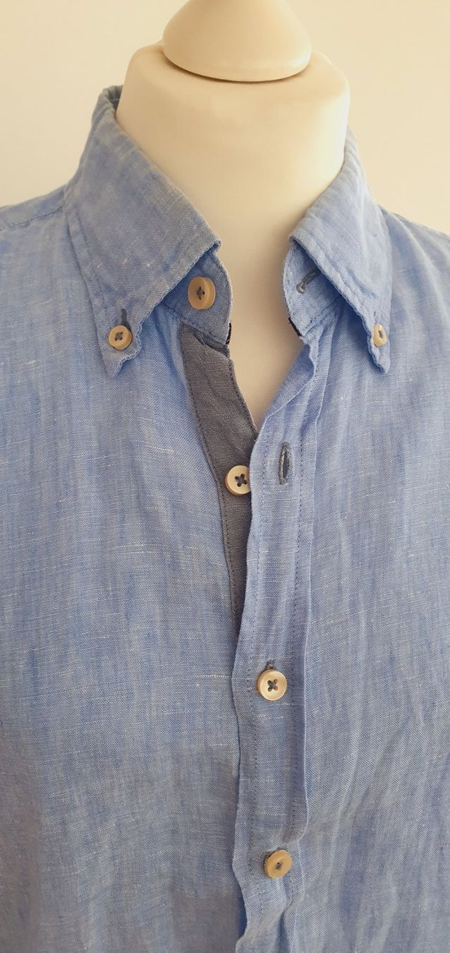 Chemises: Leinen Hemd 100% Gr. M hellblau – D'occasion à Stansstad par InStyle8 9