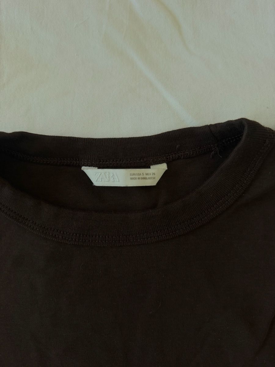 Tops: Brown Zara Long Sleeve Shirt – Neu (gemäss Beschreibung) aus Zürich von lil_h279 1