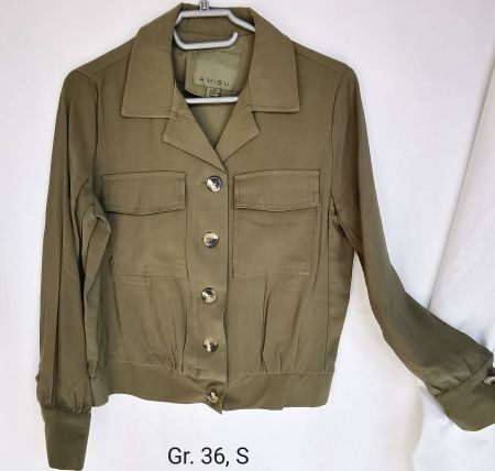 khaki/ grüne ÜbergangsJacke Grösse S