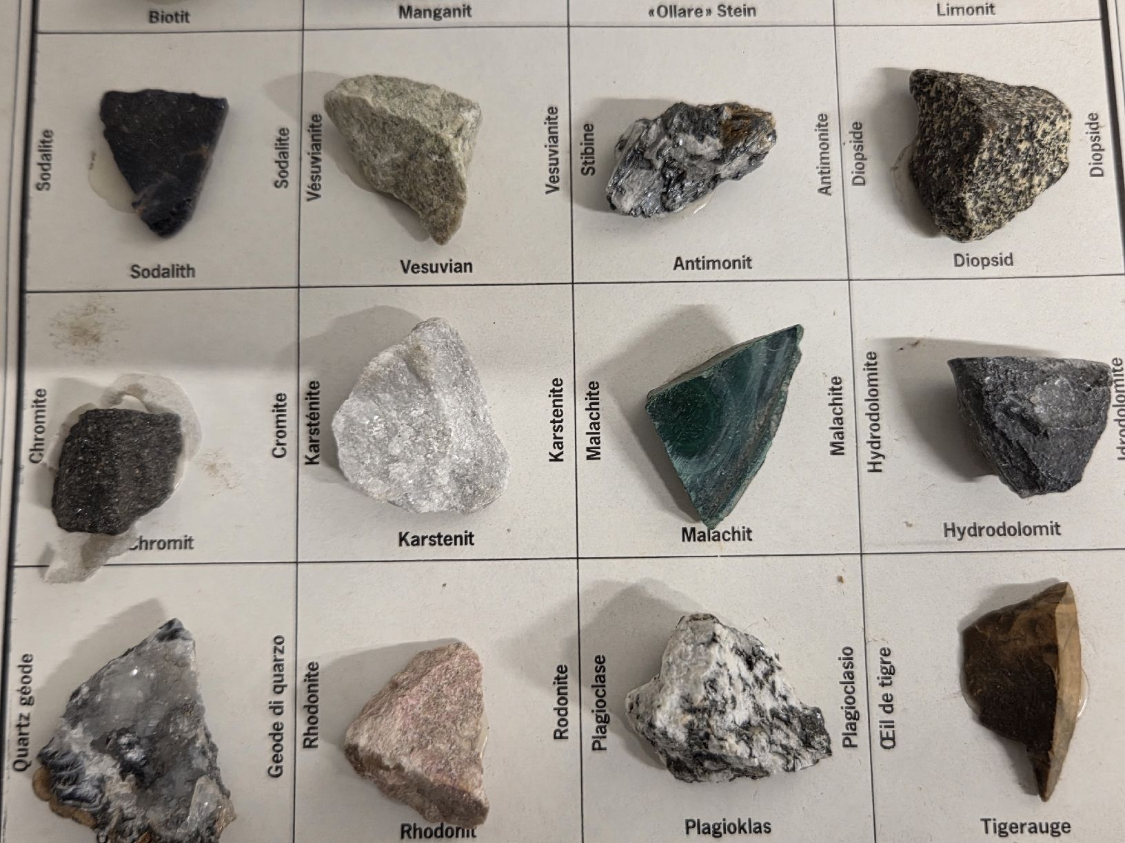 Minerali & Pietre curative: Mineralien Sammlung  – Usato da Dietikon venduto da Allegra34 2
