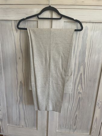 Neu Cyrillus Weite Hose, Wollmisch-Gewebe Beige Gr. 40