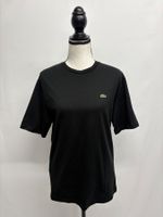 Lacoste T-Shirt schwarz Gr. 38 Baumwolle