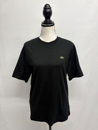 Lacoste T-Shirt schwarz Gr. 38 Baumwolle