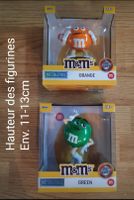 Figurines M&M's vert et orange 13cm neuf