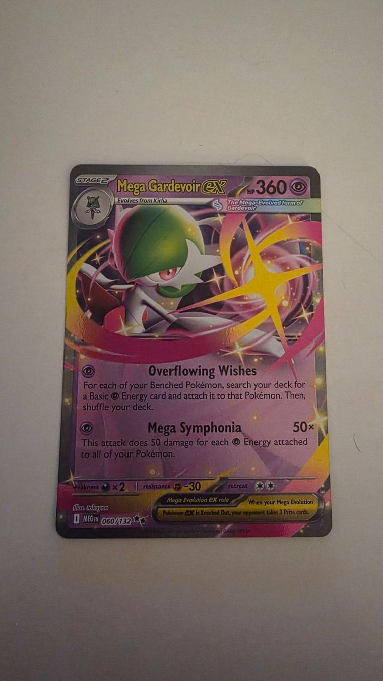 Mega Gardevoir EX 060/132 EN NM/Mint Mega Evolution (Neu (gemäss