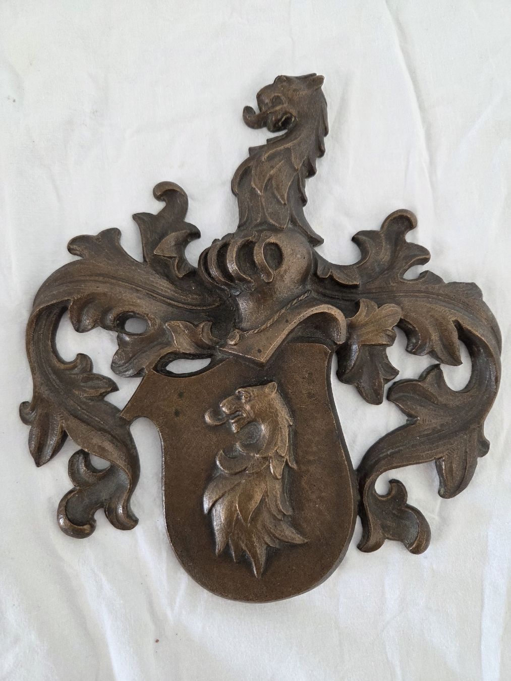 Sculture & Statue: Wappenschild Bronze  – Usato da Dietikon venduto da Allegra34 6