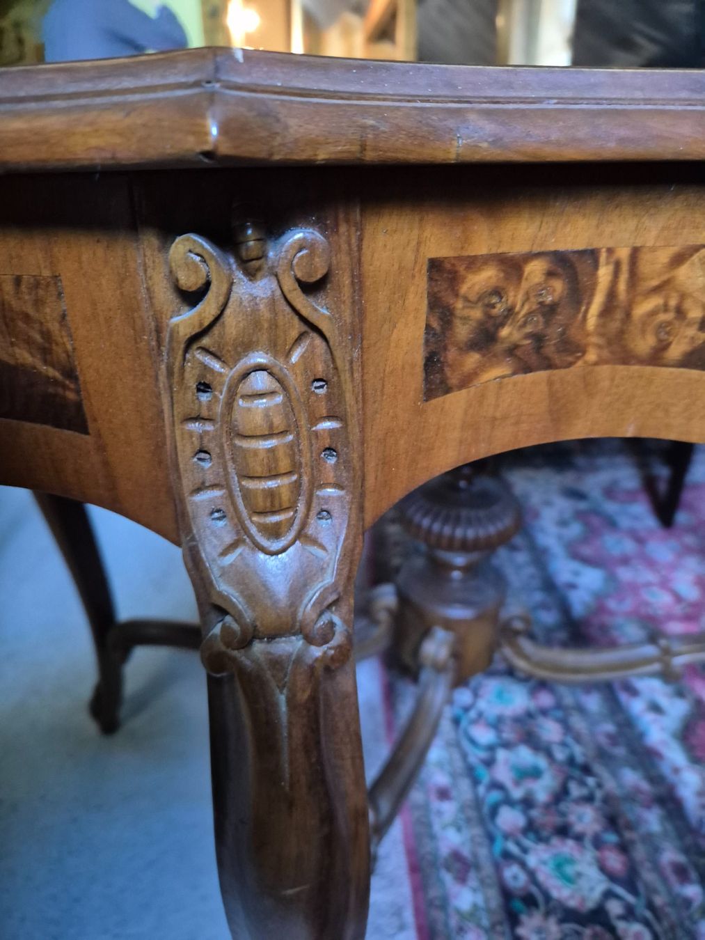 Tavoli: Antiker Tisch, Jugendstil, eine echte Rarität – Usato da Thun venduto da tinu2031 3
