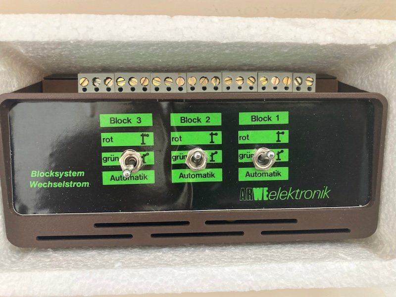 Modellini di ferrovie: ARWE elektronik Nr 2010 Blocksystem Blocksteuerung – Usato da Büsserach venduto da ModellbahnDepot 2
