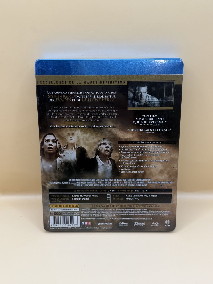 Tutti i DVDs: Steelbook Blu-ray The Mist - Stephen King – Usato da Genève venduto da sho_67qj 1