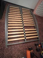 Metallbett Doppelbett 140x200 Lattenrost Bettgestell