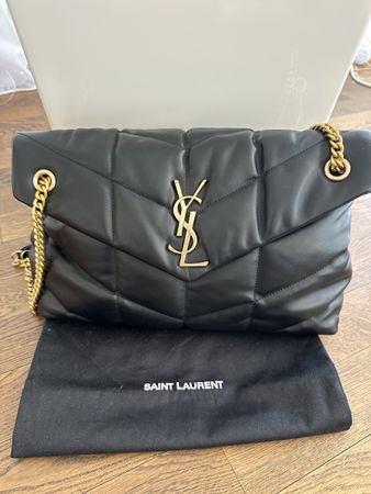 Saint Laurent Loulou Puffer Bag, Schwarz, wie neu!