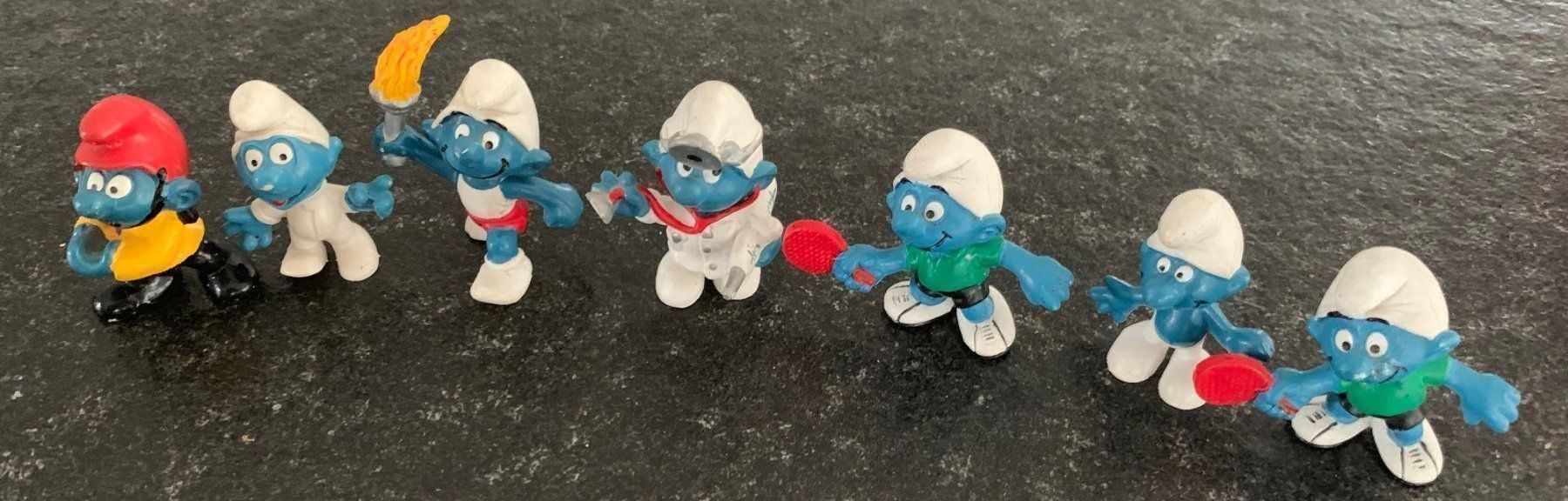 Schleich Statuette: 7 alte Schlümpfe von Schleich/Peyo – Usato da Aeschi SO venduto da Bluemail
