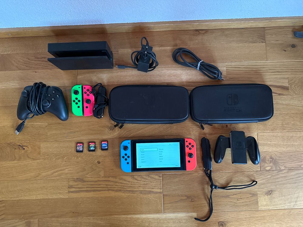 Nintendo Switch set inkl Spiele (Gebraucht) in für CHF 270 – mit ...