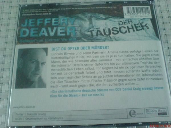 Audiolibri: Der Täuscher Hörspiel 6 CD's ca.426 Min. – Nuovo (secondo la descrizione) da Oftringen venduto da andrax 2