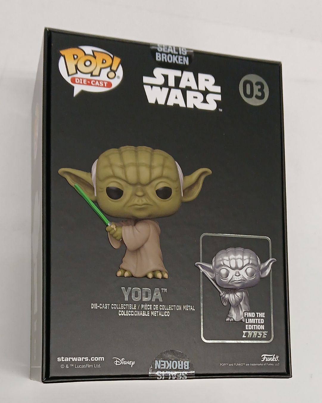Star Wars Statuette: Figurine Pop Star Wars Yoda Die-Cast – Nuovo e nell'imballaggio originale da Le Sentier venduto da Funko-Pop-1979 4