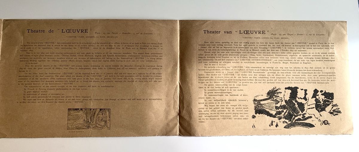 Livres: Programm des Oeuvre-Theaters 1895 – D'occasion à Steinmaur par Flashy01 5
