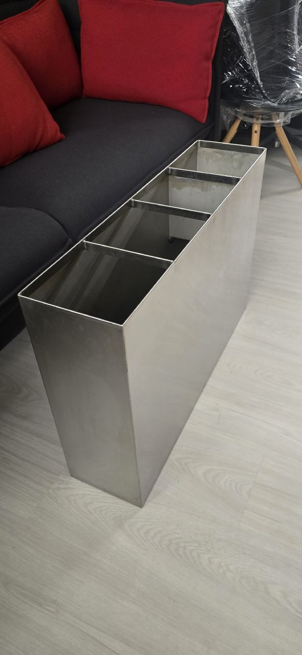 Blumentöpfe: Chromstahl Blumentopf 80x55x20 – Neu (gemäss Beschreibung) aus Gontenschwil von bohi44 1