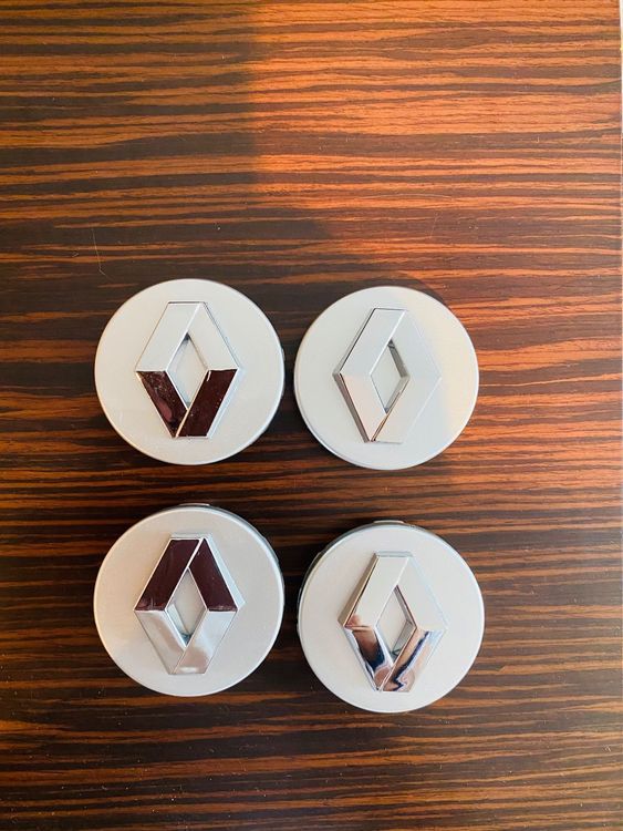 Radkappen Aufkleber 60mm Yin Yang Silber - 4 Stück Felgenaufkleber UV-beständig