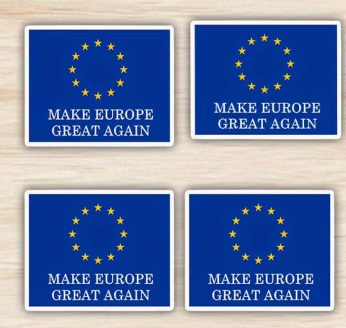 Sticker: Make Europe Great Again - 4 x Sticker – Nuovo e nell'imballaggio originale da Dintikon venduto da Vexi