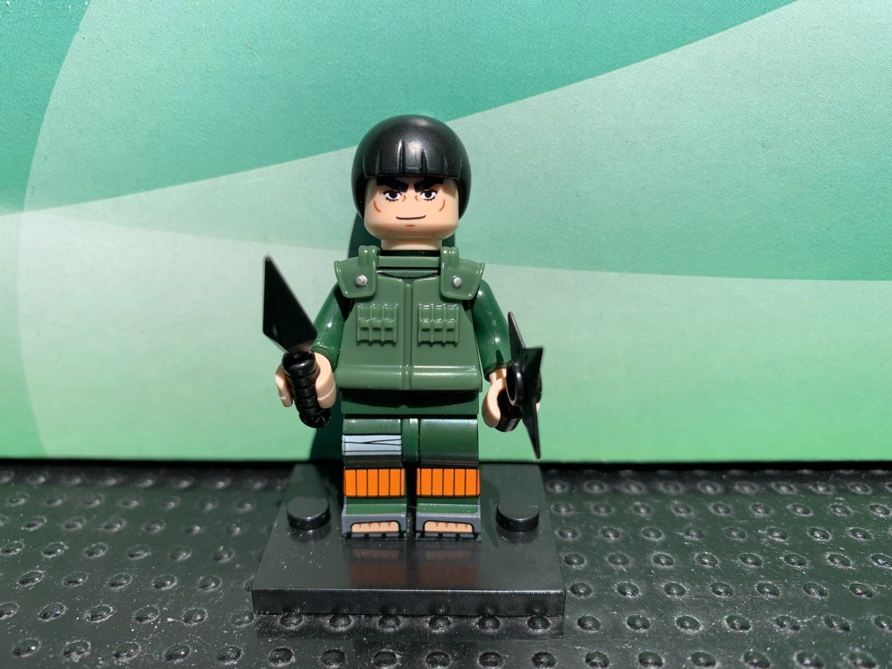 Kit di costruzioni: Naruto Shippuden Minifigur Might Guy – Usato da Basel venduto da Don-Angel 2