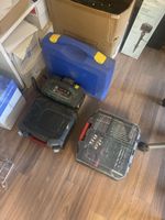 Werkzeugkoffer Bohrer Set grün schwarz blau gut erhalten