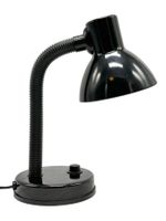 Lampe de bureau GG Type G120 en métal émaillé noir. Italie