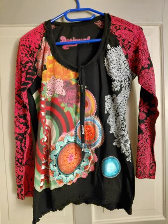 Langarmshirt von desigual Gr. XL (klein geschnitten)