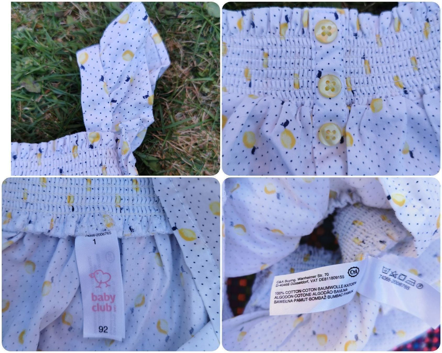 C&A Vestiti & Gonne: C&A Trägerkleid Gr. 92 – Usato da Seuzach venduto da Tureda 5