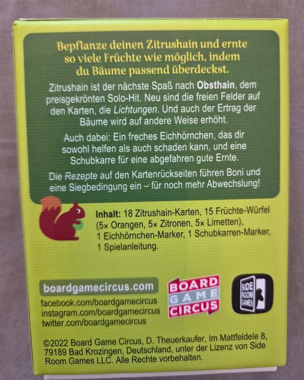 Giochi: Kartenspiel Zitrushain – Nuovo (secondo la descrizione) da Pfäffikon ZH venduto da andi_andi 1