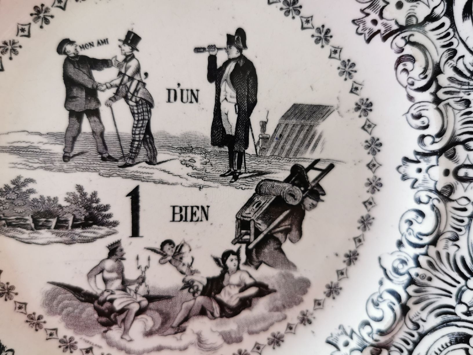 Assiettes: Gien Geoffroy Wand Teller N3 – D'occasion à Schlieren par vlalif 1