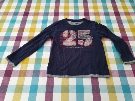 Cooles USA Langarmshirt - Dünner Pullover - Gr. 110/116