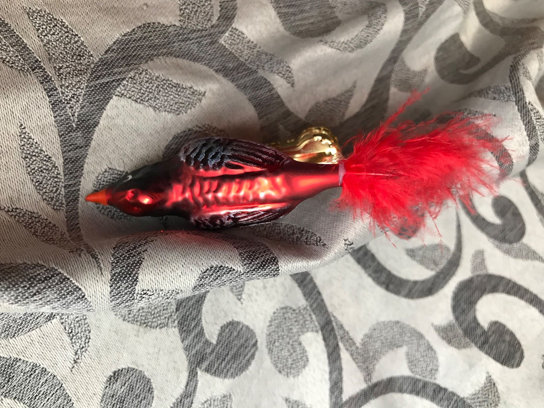 Alle Dekorationen: Kleiner Roter Kardinal Vogel Christbaumschmuck – Neu und originalverpackt aus Alpnach Dorf von marvo 2