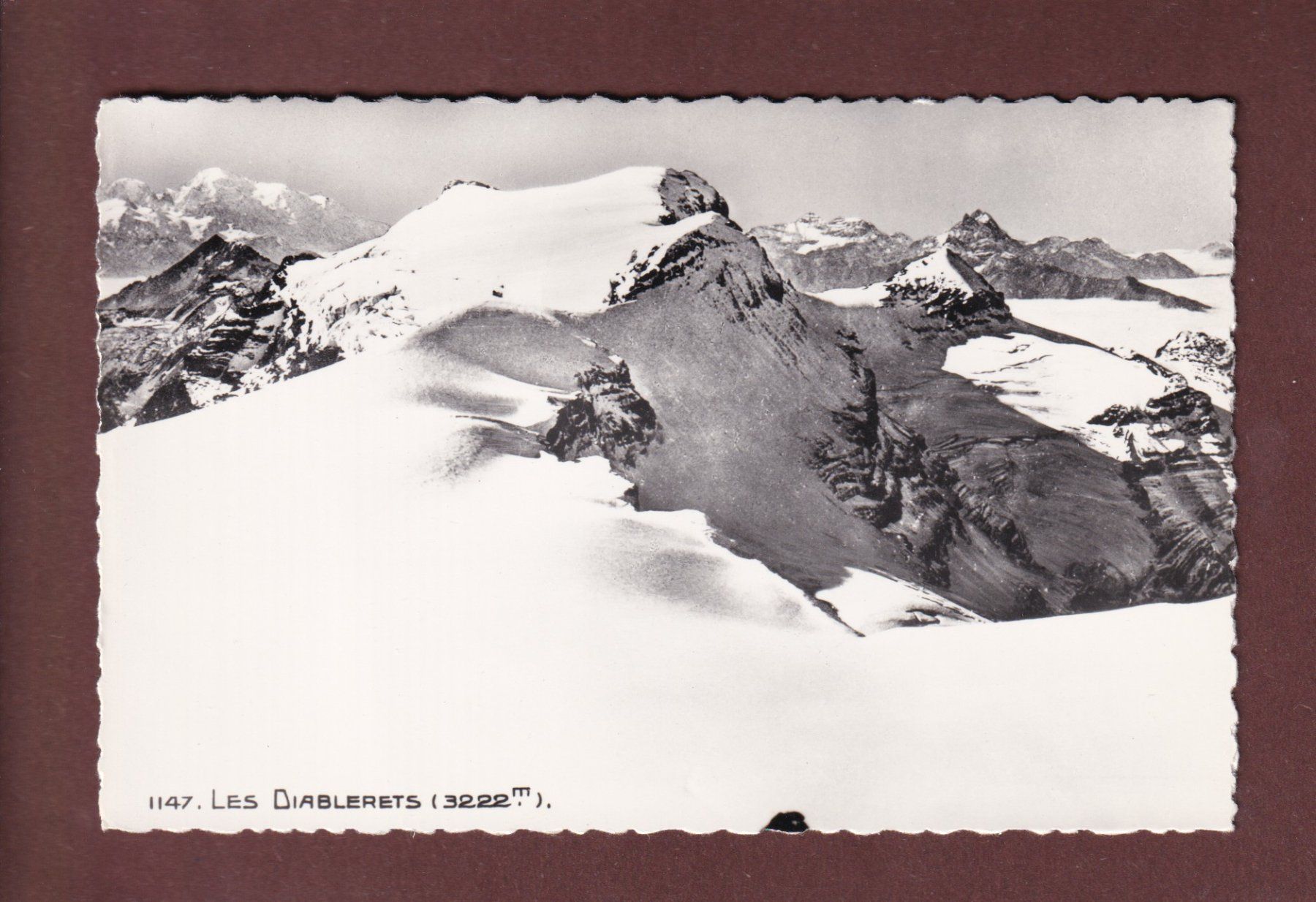 Cartoline postali: LES DIABLERETS – Usato da Pully venduto da nicecards-shop
