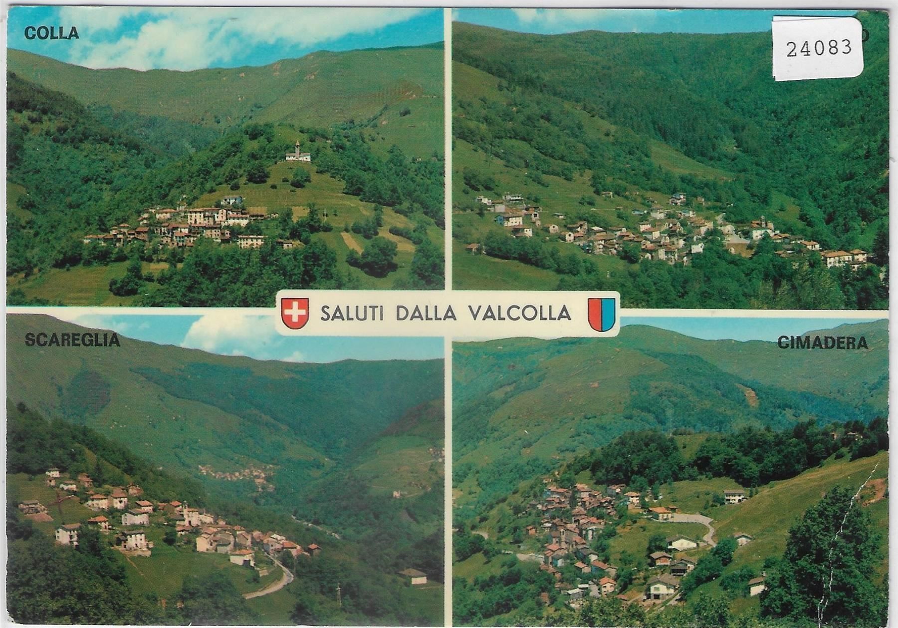 Ansichtskarten: Saluti dalla Valcolla - Colla, Scareglia – Antik aus Ettingen von Kartenplanet