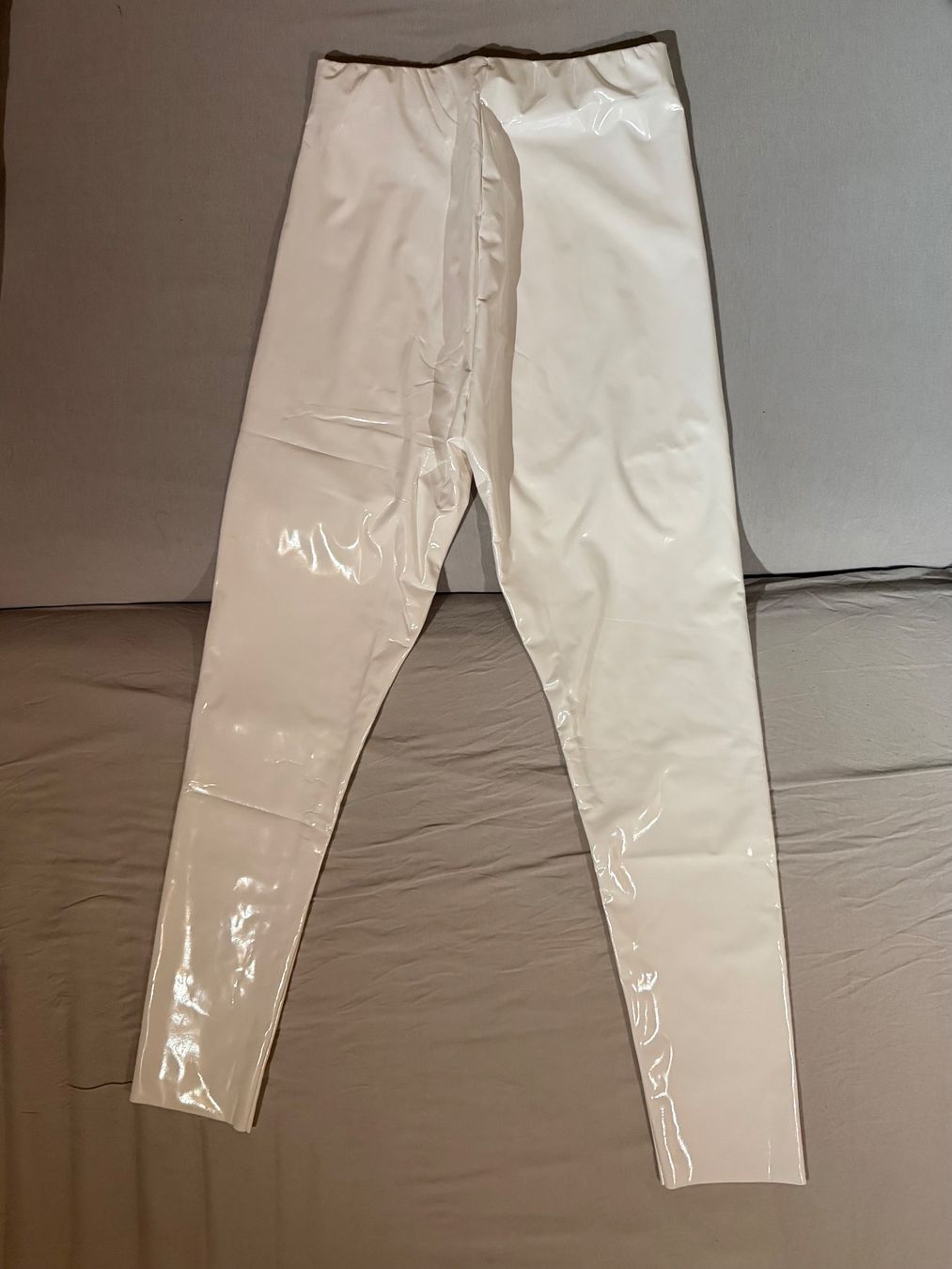 Leggings: Vinyl Lack Leggings Weiss – Nuovo e nell'imballaggio originale da Uetendorf venduto da Stoun 8