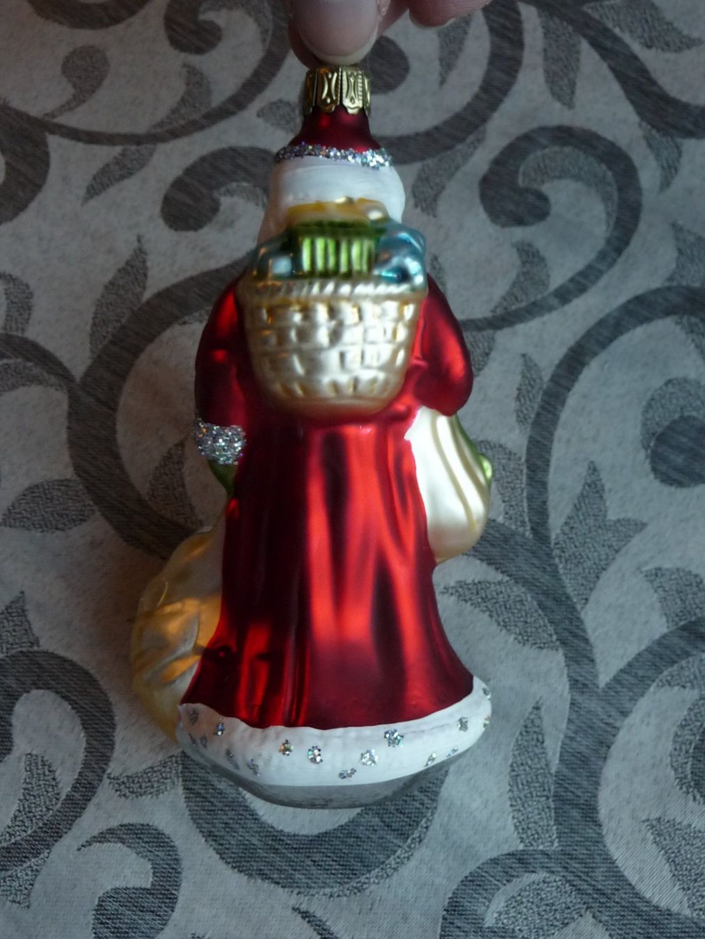 Toutes les décorations: Weihnachtsmann mit Sack, stehend, Christbaumschmuck – Neuf avec emballage d'origine à Alpnach Dorf par marvo 7