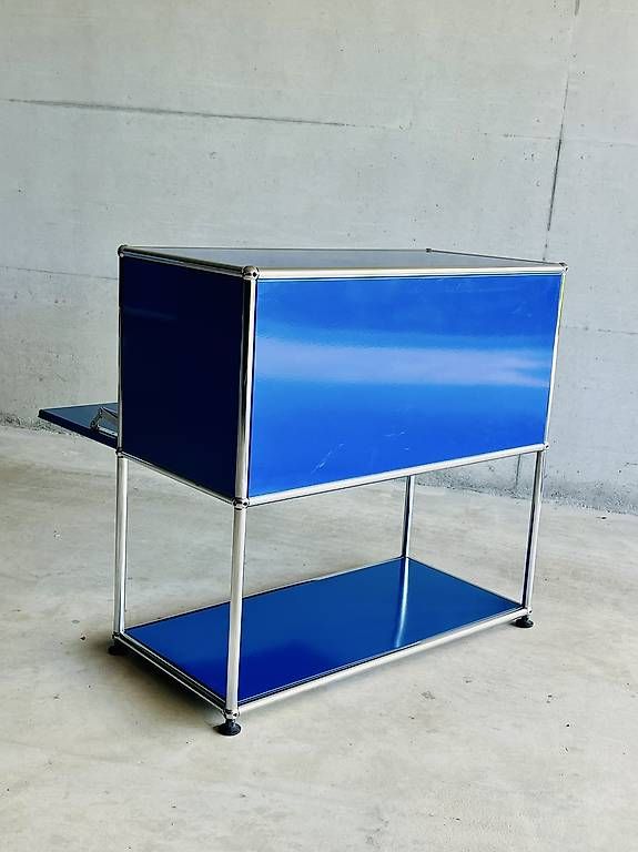 Regale: USM Haller Regal in enzian-blau – Gebraucht aus Kreuzlingen von polychromos 2