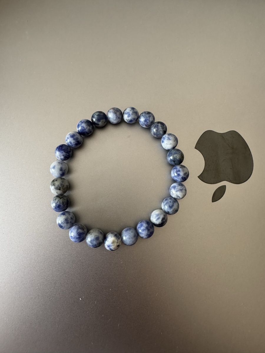 Bracelets: Armband mit blauen Steinen, elastisch – Neuf (Voir description) à St. Gallen par mag_7s82