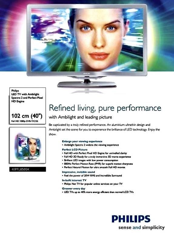 Televisori: Philips Fernseher mit Ambilight – Usato da Kloten venduto da sil_k82b 4