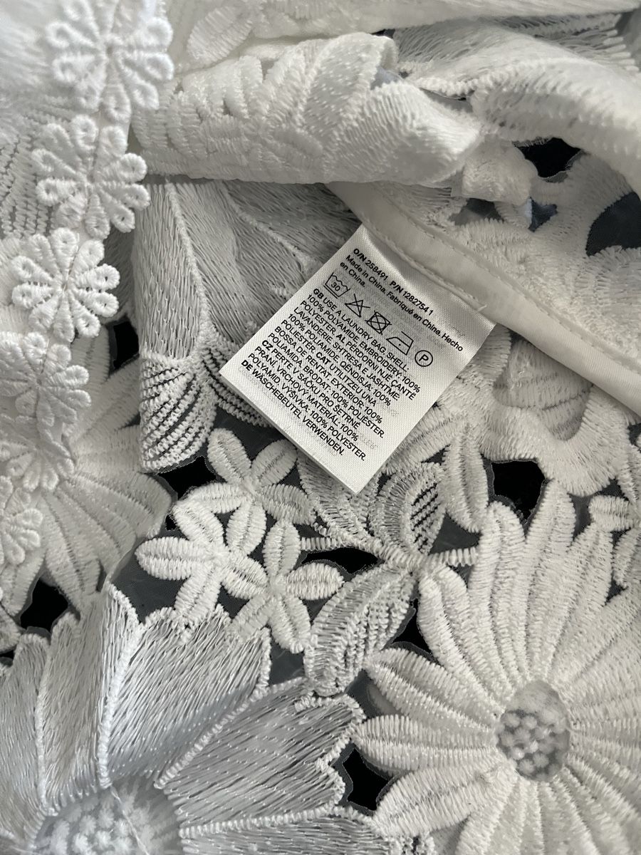 H&M Vestiti: H&M EDITION Spitzenkleid Blumenmuster Weiss Groesse M – Nuovo e nell'imballaggio originale da Olten venduto da sae_82z2 3
