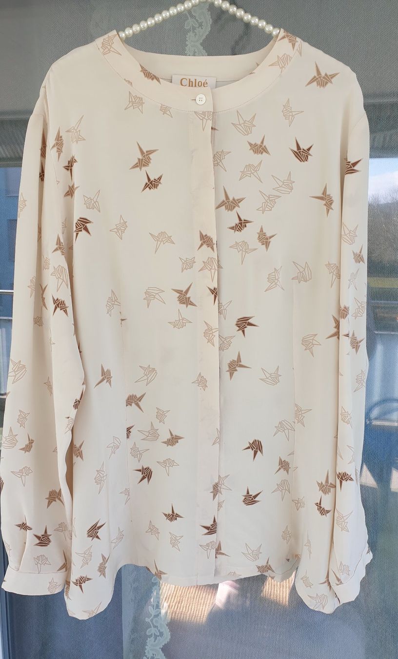 Chloé Camicette: oversized Bluse CHLOE, 140 Fr.,NP 820 Fr. – Usato da Bülach venduto da reguskon