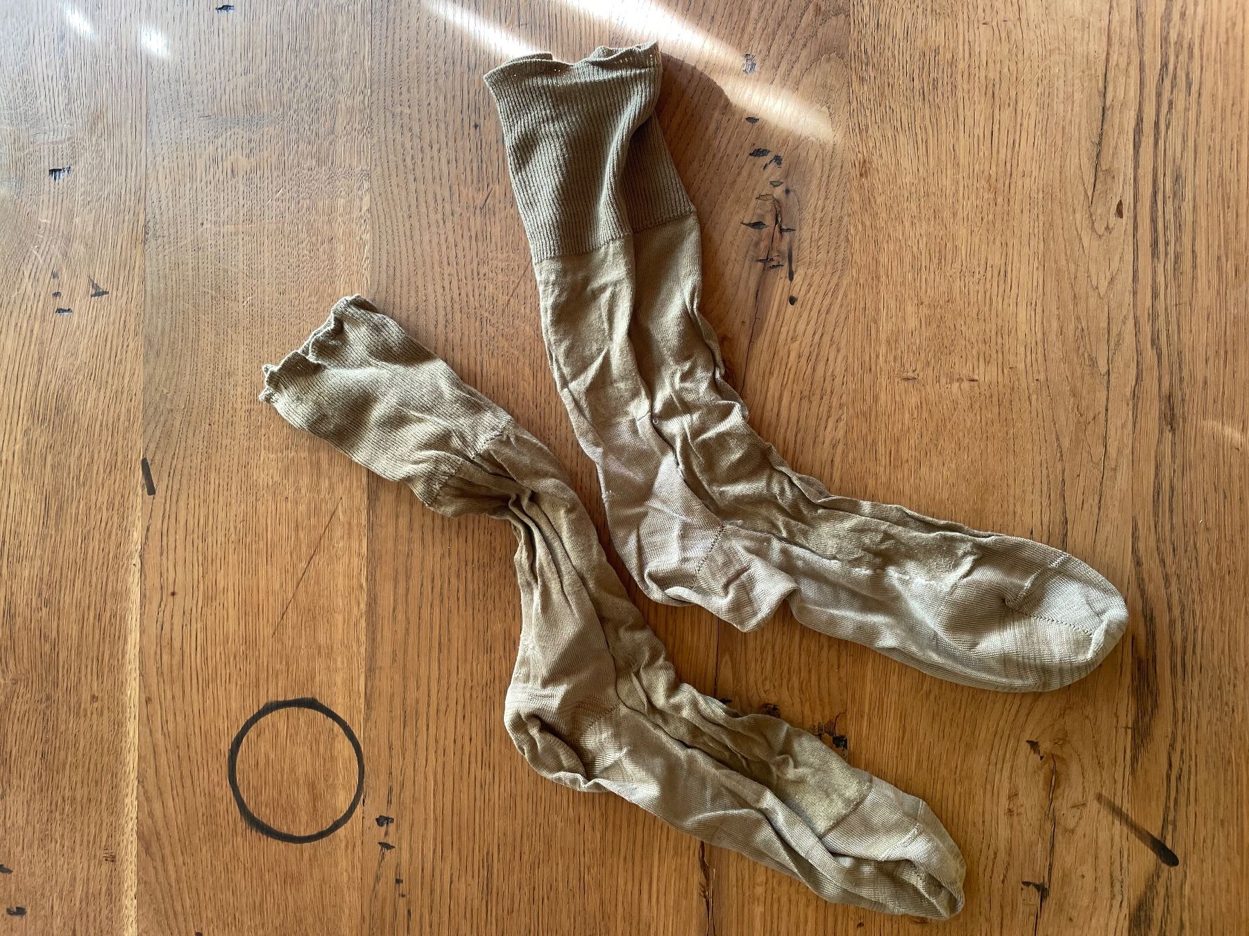 US Army Uniformi: Original US Army WW2 officer socks – Usato da Oberbütschel venduto da Woodie2005 1