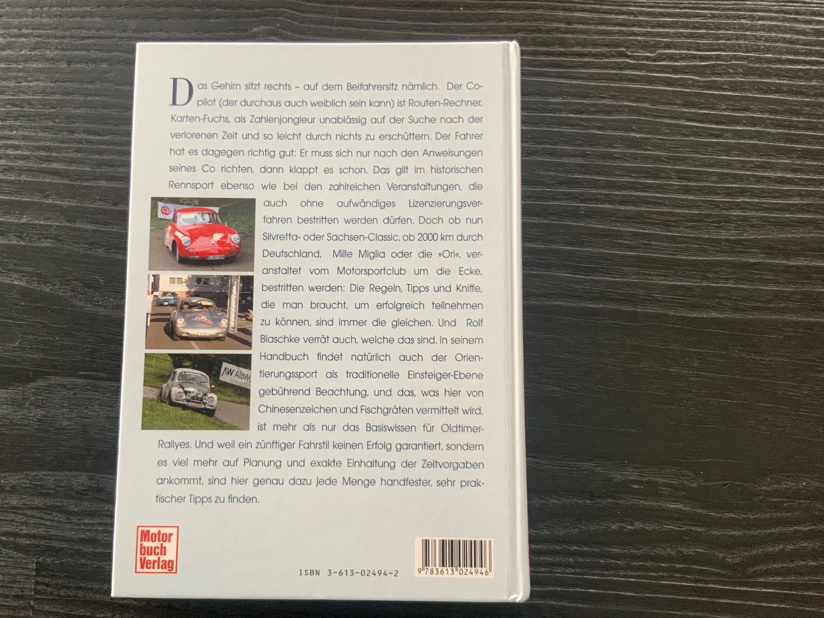 Bücher: Oldtimer Rallye Rolf Blascke – Gebraucht aus Erlenbach ZH von Blondie1966 1