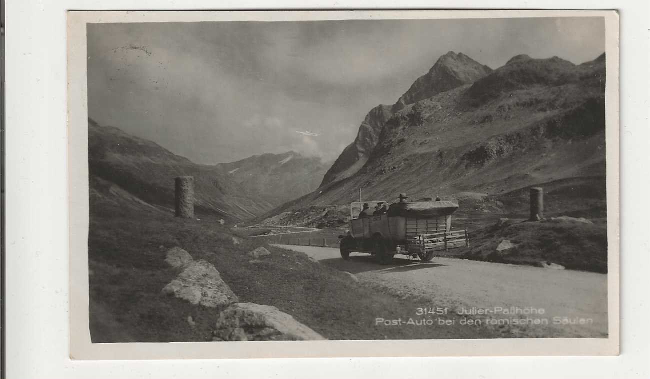Cartoline postali: Postauto, 1925 – Usato da Spiez venduto da Niesen20
