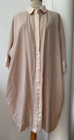 Chemisier oversize COS rose poudré, en lyocell, taille S 