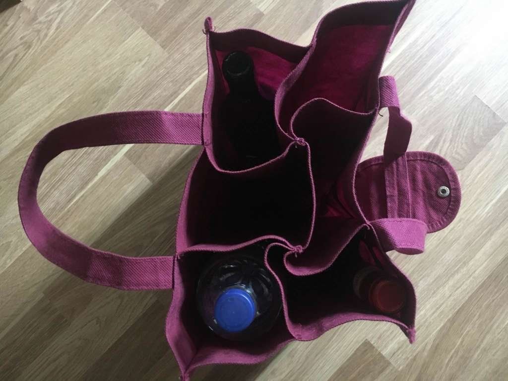 Taschen: Weinflachen -Tasche / Einkaufstasche mit 6 Fächern – Neu (gemäss Beschreibung) aus Zürich von Tivoli2 3