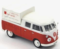 VW T1c Pick Up Doka 1963-1967 "Germott weiss / rot"     1:43